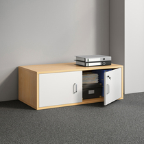 Low cabinet bay window locker office file cabinet storage cabinet small with lock floor-to-ceiling wooden small cabinet rack
