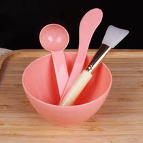 Cleaning cosmetic tools mask Bowl set four-piece silicone mask brush toning stick measuring spoon DTY beauty