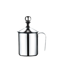 Craftsman hundred craftsman bubble machine coffee beating milk frother milk frother milk pot stainless steel beating device manual milk foam beating