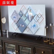 Simple modern TV cover dust cover hanging curved 55 inch 60 LCD TV cloth dust cover computer cover