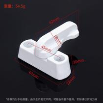 T-lock plastic steel casement door window lock buckle safety anti-theft lock plastic steel door and window accessories window casement window lock