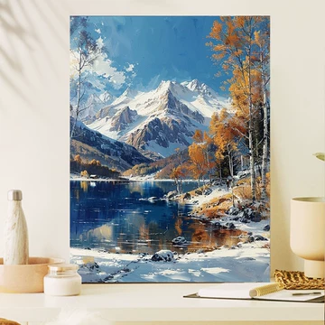 雪景数字油画-雪景数字油画促销价格、雪景数字油画品牌- 淘宝