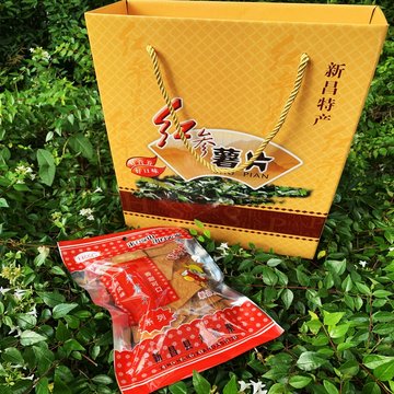 浙江新昌土特产手工锅炒番薯干红薯片芝麻片非油炸香脆片休闲零食