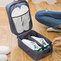 Travel shoes storage bag for business trip portable shoes multi-function dustproof luggage shoes bag portable large-capacity shoe box