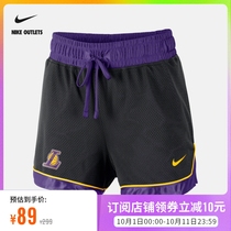 NIKE Official OUTLETS Shop Los Angeles Lakers NIKE NBA Womens Shorts AV0211