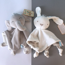 Baby anchoy towel Rabbit Baby calming Doll Doll coax sleeping artifact hand puppet toy entrance bite