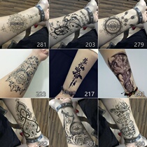 10 flower arm half arm tattoo stickers Waterproof long-lasting sexy rose flower totem non-herbal washable stickers