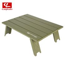Folded solid wood outdoor camping household bed table camping portable table tent stool single person 1 2 m simple mini