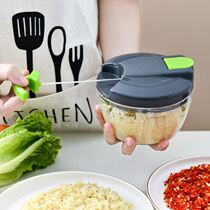 Winch vegetable household manual garlic mash mill garlic whipped vegetable stuffing stuffing and chopping chili whipping machine kitchen artifact