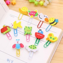 72 booklet students paper clips paper clips cute metal stationery prizes students a set
