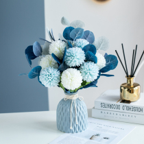 Mediterranean artificial flower fake hydrangea flower home living room table table table top decoration light luxury floral ornaments