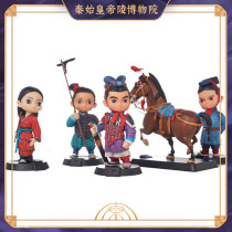 Terracotta Warriors and Horses Wenchuang Play Cartoon Doll Resin Orbors Qin Feng Xiaojiao Series Xian souvenir gifts