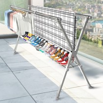 Good outdoor quality cool clothes hanger home balcony new 2020 stainless steel floor drying rack bedroom