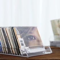 Record storage rack cd storage rack display rack album storage box acrylic transparent desktop cd box