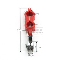 Crane Wagon Semi-Plastic Suspension Wire Pulley Iron Wheel Double-Hole Double Cable Towed Wire Miniature Wire Rope Tackle