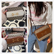 Star with new womens bag classic presbyx horse Title buckle 1955 series camera bag shoulder shoulder bag mommy bag