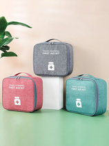 Student dormitory medical kit portable household travel emergency medical kit put drug storage bag medicine box large capacity