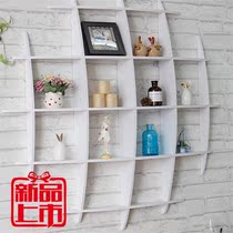 Wall cabinet non-porous desk wall desk wall storage bedside indoor wall shelf storage shop Nordic bookcase