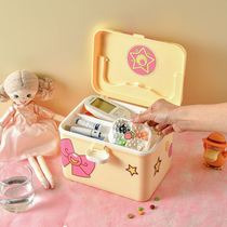 Home medical box Medicine medicine box dormitory small home students cute portable storage box storage box