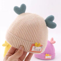 Infant wool hat cute cartoon autumn and winter men and women baby hat warm ear protection hat children knitting tide