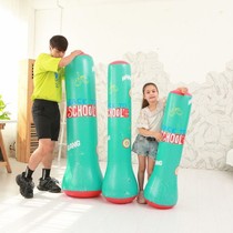 Children do not hurt the body fitness children inflatable vertical boxing post tumbler inflatable sandbag vent toy Plus
