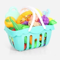 Childrens house cutting Le toy kitchen cutting vegetables Pizza cutting fruit toy combination set Boy girl