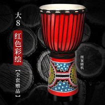 Tambourine professional percussion instrument folk drum African drum childrens standard 10 inch standard baby toy hand drum