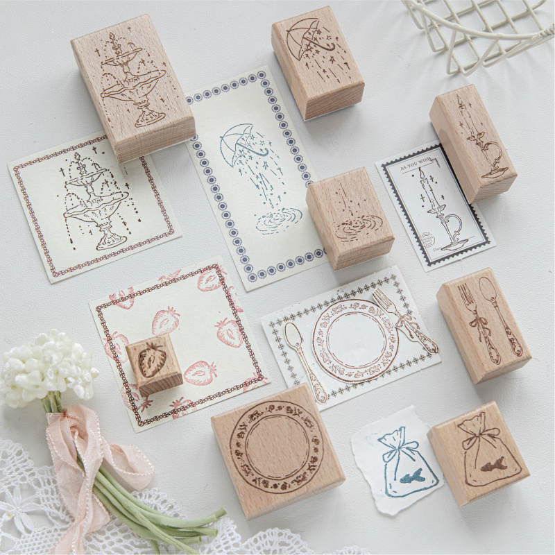 5块的木质印章！手帐党别错过