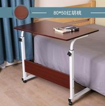  Bed Desk High Leg Learning Desk Multifunction Home Bedside Table Removable folding table with wheel tilting length