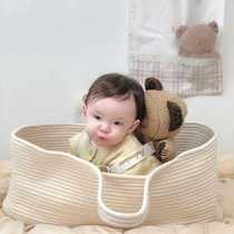 Baby car bed baby basket lying flat newborn New Child out basket discharge sleeping basket children portable bed