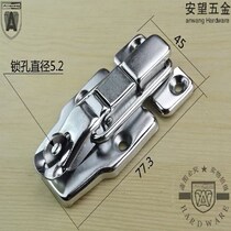 Anwang hardware lock buckle toolbox buckle iron buckle buckle with lock button duckbill wooden box iron box buckle buckle