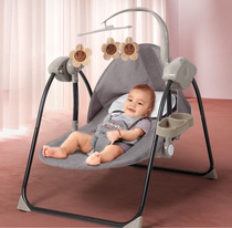 0-3-year-old baby baby rocking chair sleeping basket soothing music with baby coax sleeping artifact to free hands intelligence