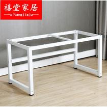 Mini large rectangular simple iron dining table leg tripod table leg stand stand stand stainless steel
