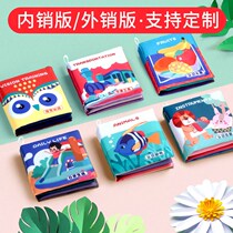 Cross-border hot selling English baby cloth book set early education educational cognitive cognition boiled bath torn baby book toy