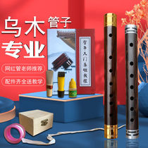 Tube instruments beginners D Adult Gold Plated Stirrups Pipe Black Sandalwood Children Newhand Starter professional G