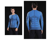 2021 Mens sculpting body long sleeves chest corset waist corset tight base warm sports new products