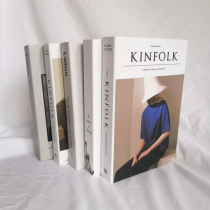 Simulation fake book props ins Wind Nordic style homestay model room living room home accessories magazine style photo ornaments