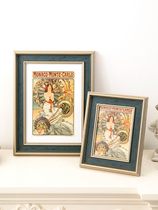 American retro 5-inch 6-inch 7-inch 8-inch 10-inch A3A4 oil painting framed picture frame hanging wall photo frame setting and washing photo