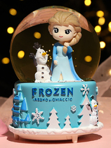 Crystal Ball Music Box Childrens Little Girl Aisha Music Box Aisha Birthday Gifts Frozen ornaments