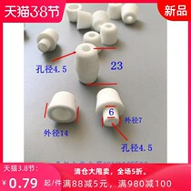 High temperature resistant insulation concave-convex tapered terminal male and female magnetic bead casing ceramic pagoda porcelain bead high frequency insulation column