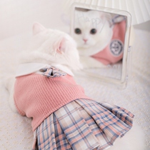 JK Dress Pet Teddy Koki Fa Dou Bai Bear Schnauer Spring and Autumn Dog Comfort Pet Princess Dress