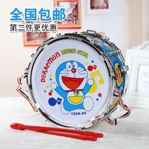 Small drum toys children drum percussion instrument beating drum baby hand drum baby garden puzzle cartoon toy drum