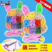 2020 handmade cowhide band home woven Children Bracelet fresh colorful hand ring rubber band children