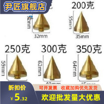Overhanging site construction woodworking small copper wire hammer instrument hanging wire pendant V-shaped tapered pendant hammer hanging hammer smooth