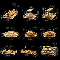 Spot storage bamboo rack white wine glass wooden shelf wine cup storage wine rack creative household tray one Cup shelf