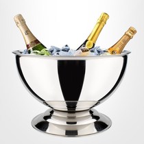 Stainless steel large ice bucket banquet champagne basin extra large red wine ice bucket guest to basin bar champagne bucket ice cooler