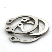 304 Elastic retaining ring for stainless steel shaft GB894 1 bearing circlip shaft C- ring Φ3-Φ200