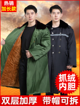 Security winter coat cotton-padded jacket cotton-padded jacket security winter duty labor protection work clothes army cotton-padded winter coat