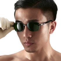 Welders with goggles windproof protective glasses electrically welded polished anti-splash green light protection Burking welding argon arc welding