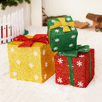 Christmas gift box decorations Christmas tree ornaments snowflake gift box dress props box atmosphere scene layout